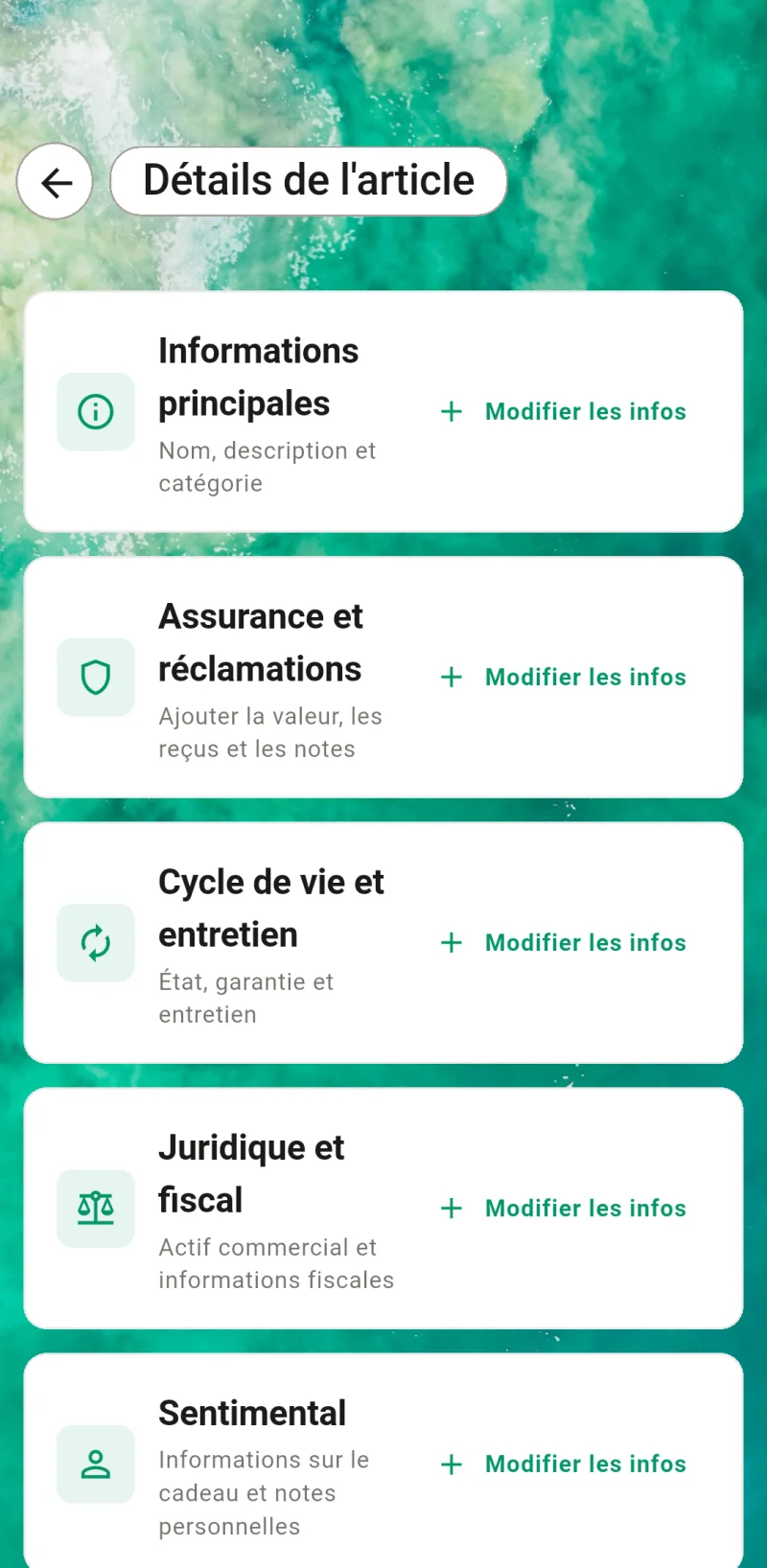 Miniature de Rapport d'emplacements