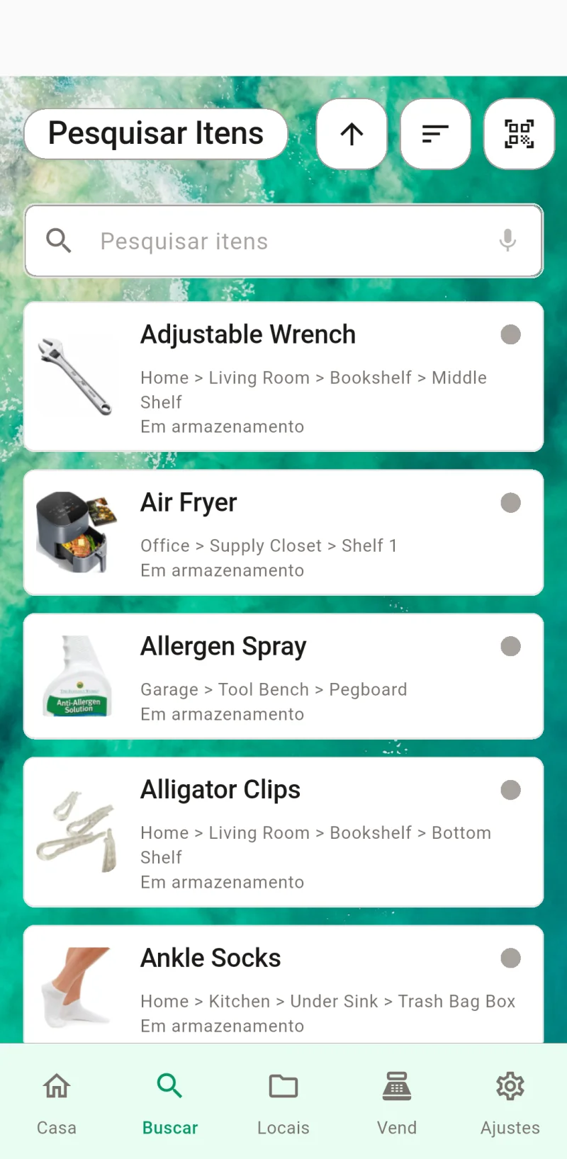 Miniatura de Lista de Itens